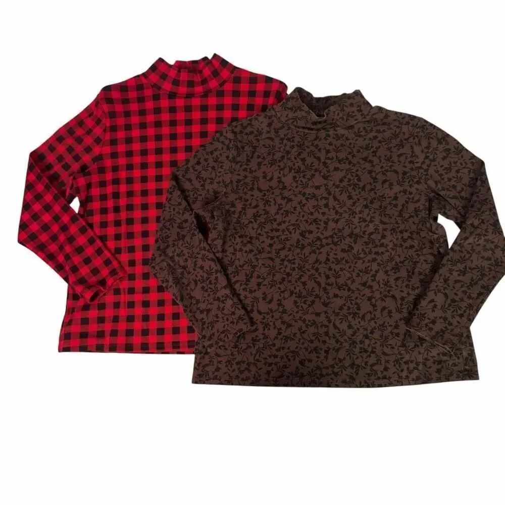Croft & Barrow High Neck XL Top Bundle